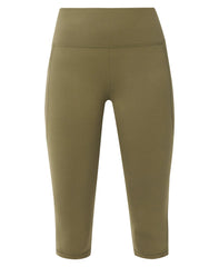 Ultimate Studio Yoga Capri Legging - Khaki Brown - Capri