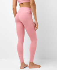 Ultimate Studio Ruched Leggings - DarkDecoPink - Full Length