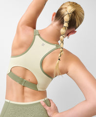 Power Racerback Wrap Sports Bra - Bracken Green Pastel Green