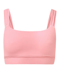 Ultimate Studio Ruched Bra - DarkDecoPink