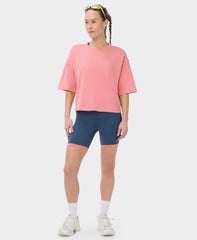 Power Colourblock 6" Shorts - Indiglow Blue Melrose Pink - 6" Inseam