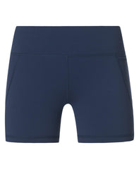 Power 4" Biker Shorts - Navy Blue - 4" Inseam