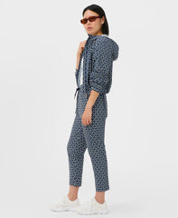 Explorer Pants - Blue Linked Geo Print