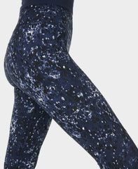 Power 7/8 Workout Leggings - DarkDecoPink - 7/8 Length