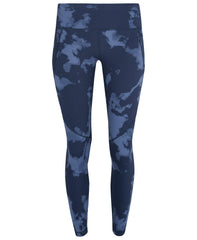 Power 7/8 Workout Leggings - Black Micro Dot Print - 7/8 Length