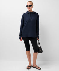 Escape Luxe Fleece Hoodie - Navy Blue