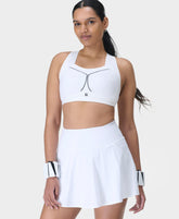Power Skort - White - 4" Inseam