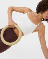 Spirit Restored Yoga Bra - White