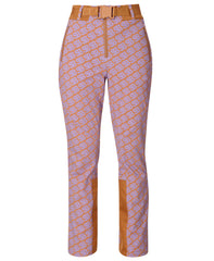 Power High Waist Sculpting Overalls - Brown Sb Print