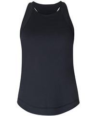 Breathe Easy Mesh Run Tank - Black