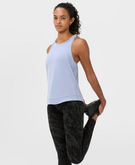 Breathe Easy Mesh Run Tank - Laguna Blue