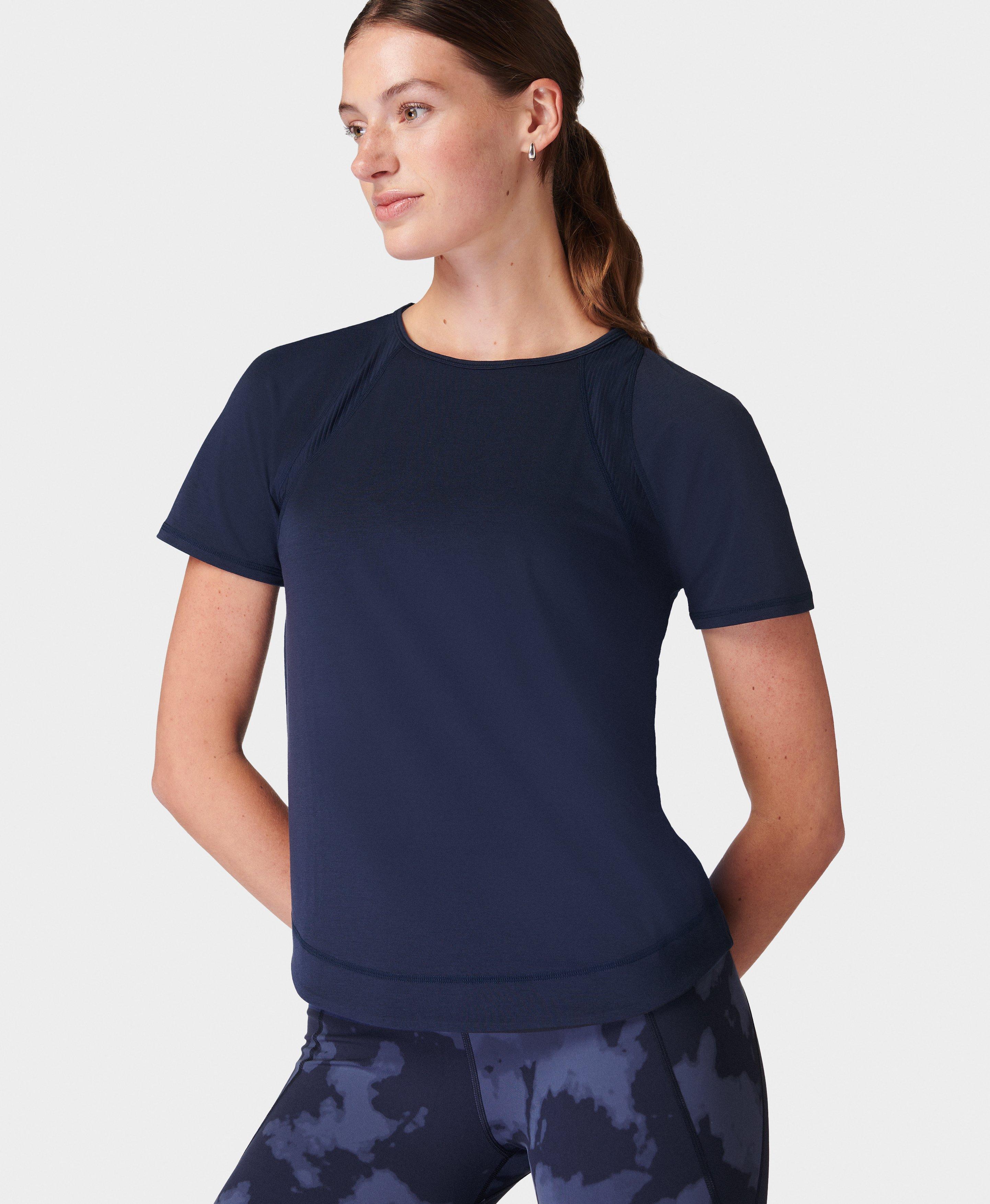 Breathe Easy Mesh Tee - Navy Blue