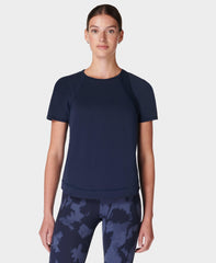 Breathe Easy Mesh Tee - Navy Blue