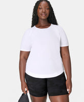Breathe Easy Mesh Tee - White