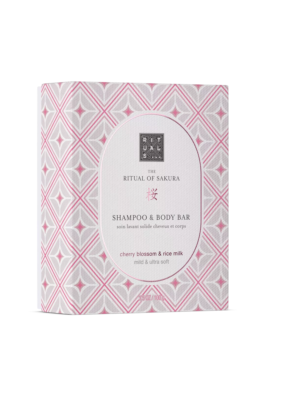 The Ritual of Sakura Shampoo & Body Bar 100g