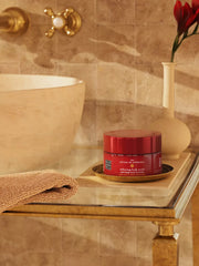 The Ritual of Ayurveda Body Scrub 300g Lifestyle with Product