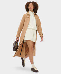 Motion Waterproof Trench Coat - Golden Beige