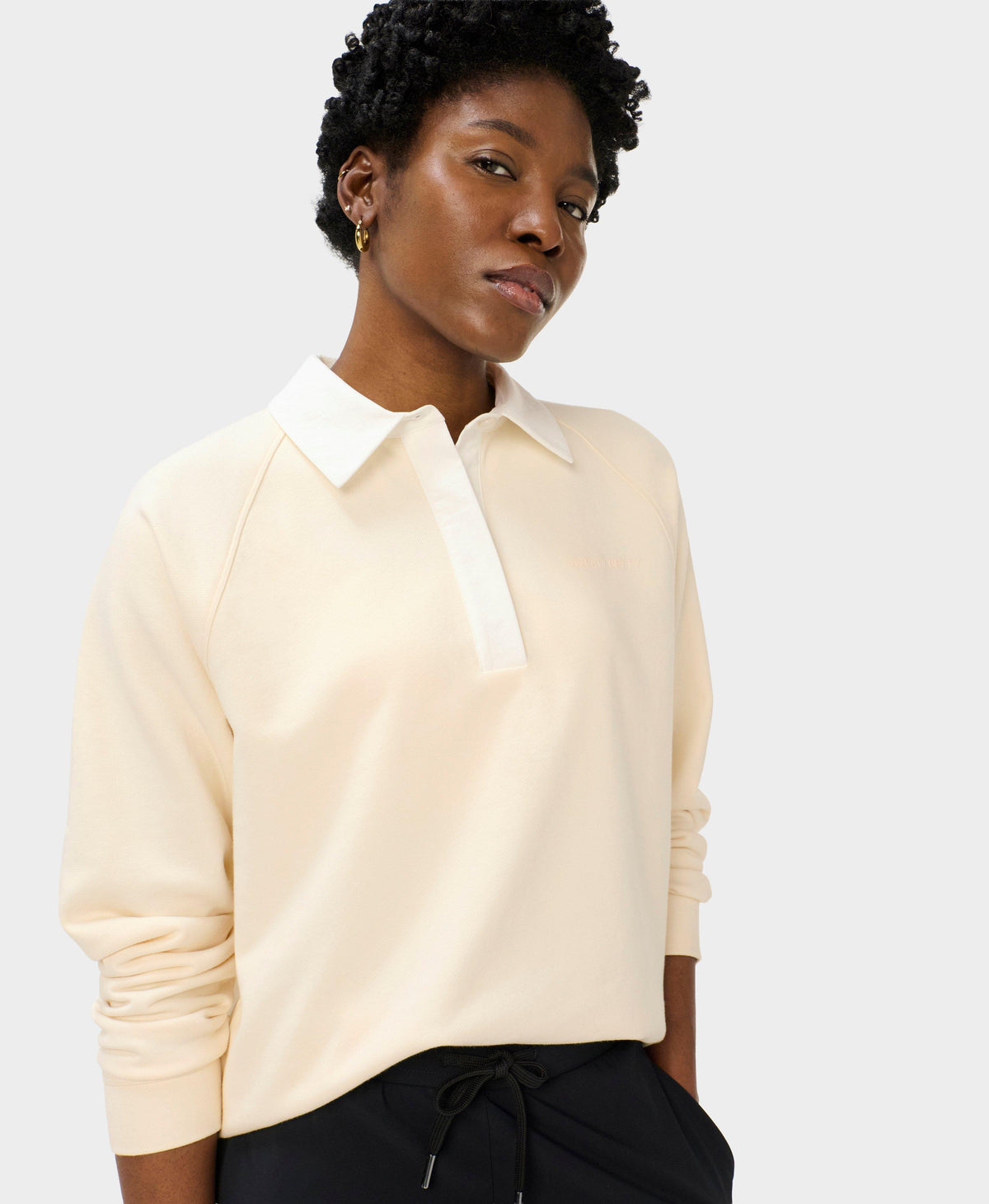 Revive Rugby Sweater - Ecru Beige