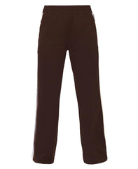 Linear Striped Wide Leg Pants - Sable Brown