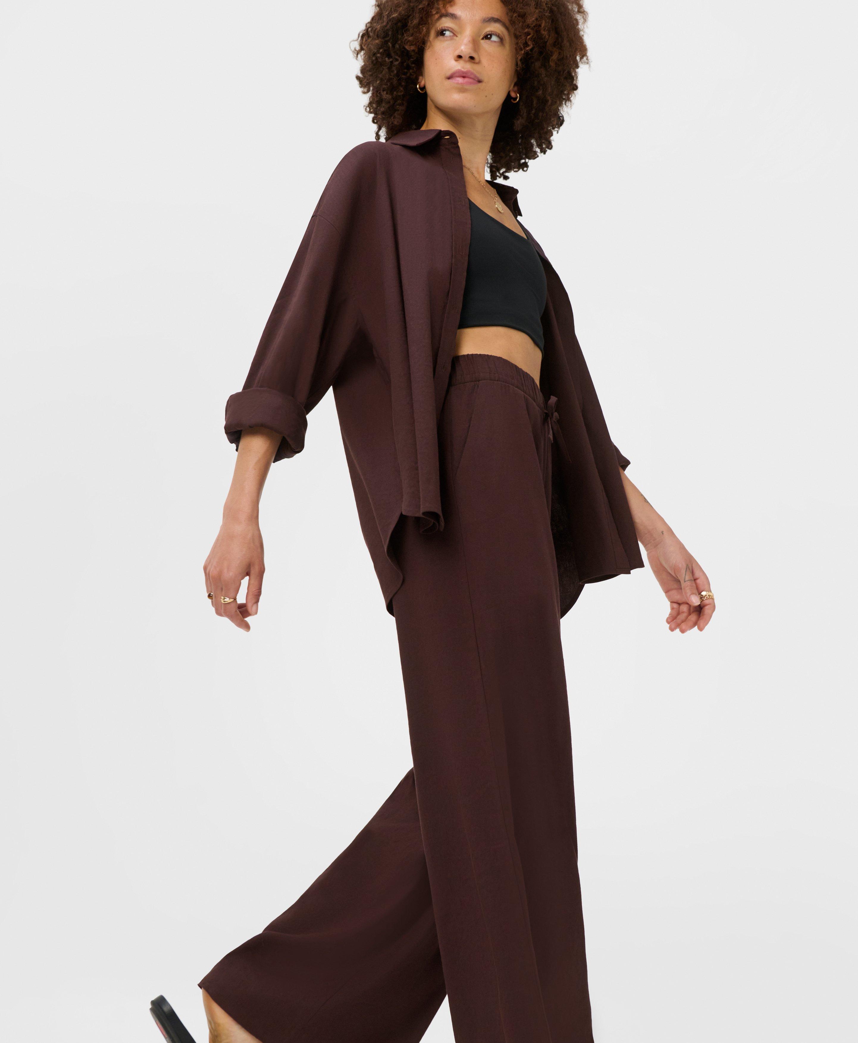 Linen Pants - Sable Brown