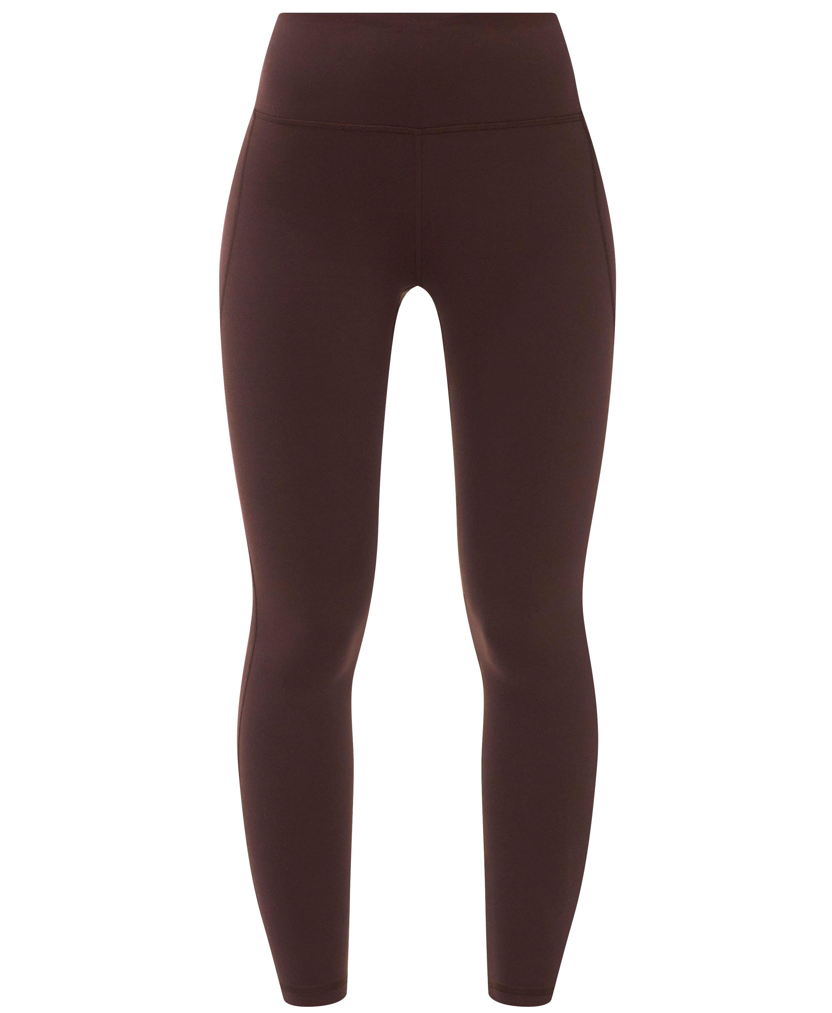 Ultimate Studio 7/8 Yoga Leggings - Espresso Brown - 7/8 Length