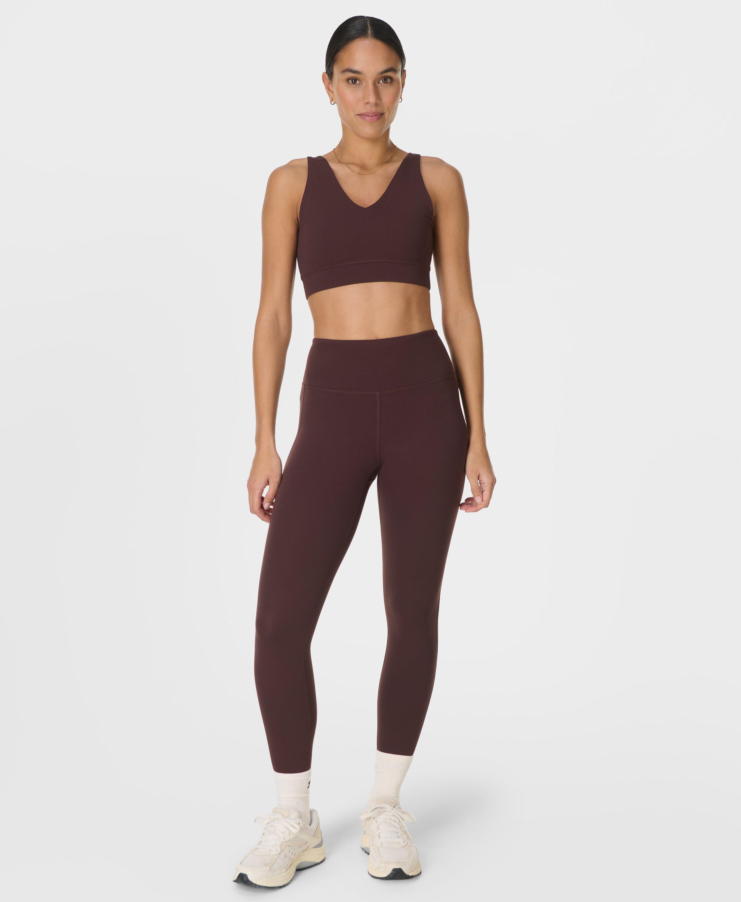 Ultimate Studio 7/8 Yoga Leggings - Sable Brown - 7/8 Length