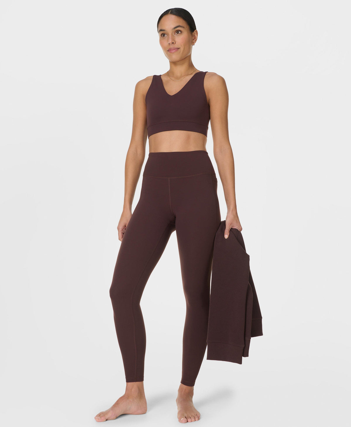 Ultimate Studio Yoga Leggings - Sable Brown - Full Length