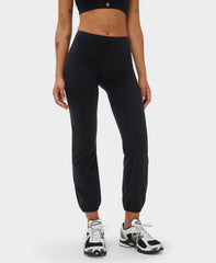 Power 7/8 Cuffed Leggings - Black - 7/8 Length