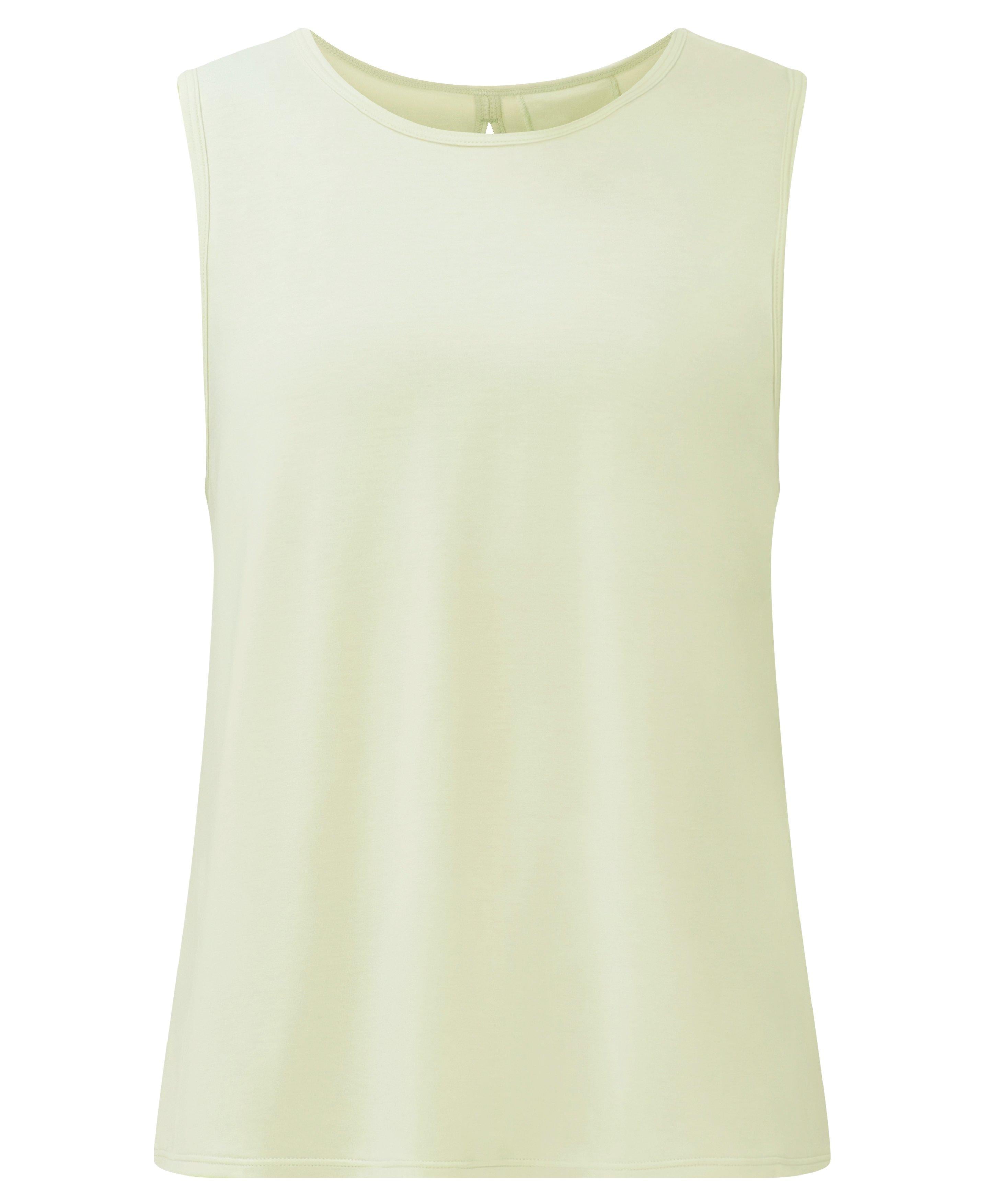Soft Flow Studio Keyhole Back Tank Top - Pastel Green