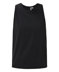 Ultimate Sneaker Perforated Split Back Tank - Black
