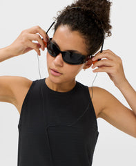 Ultimate Sneaker Perforated Split Back Tank - Black