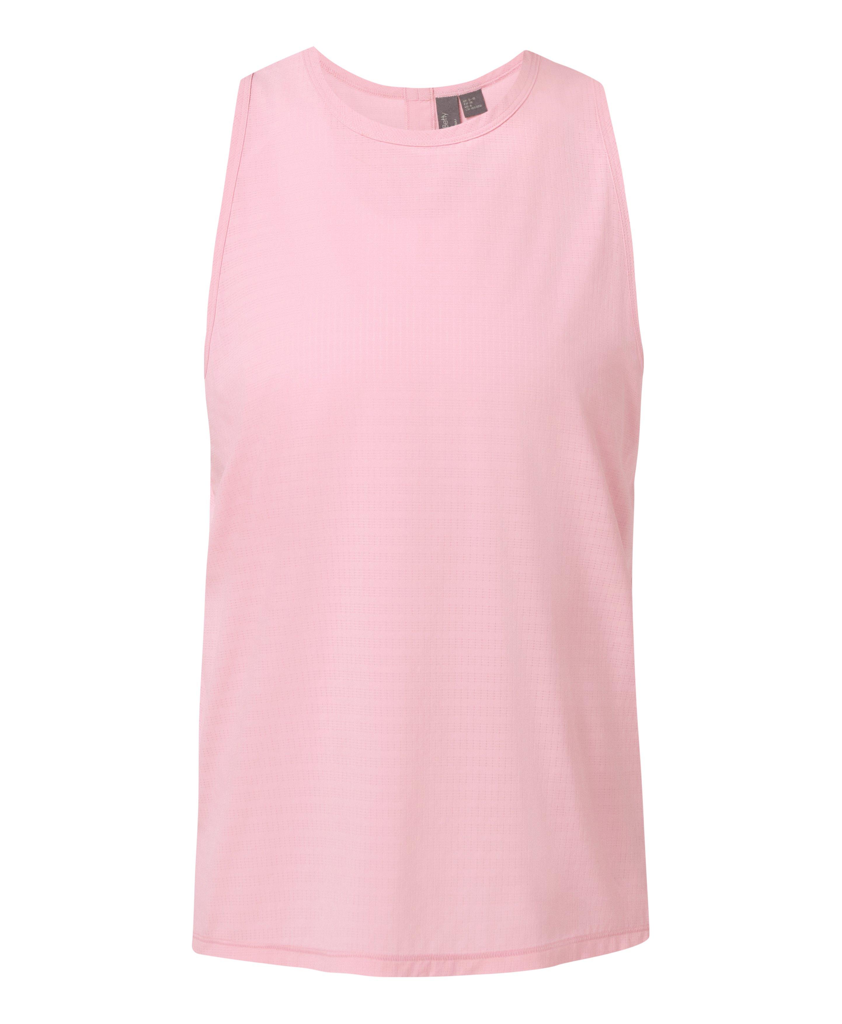 Ultimate Sneaker Perforated Split Back Tank - Deco Pink