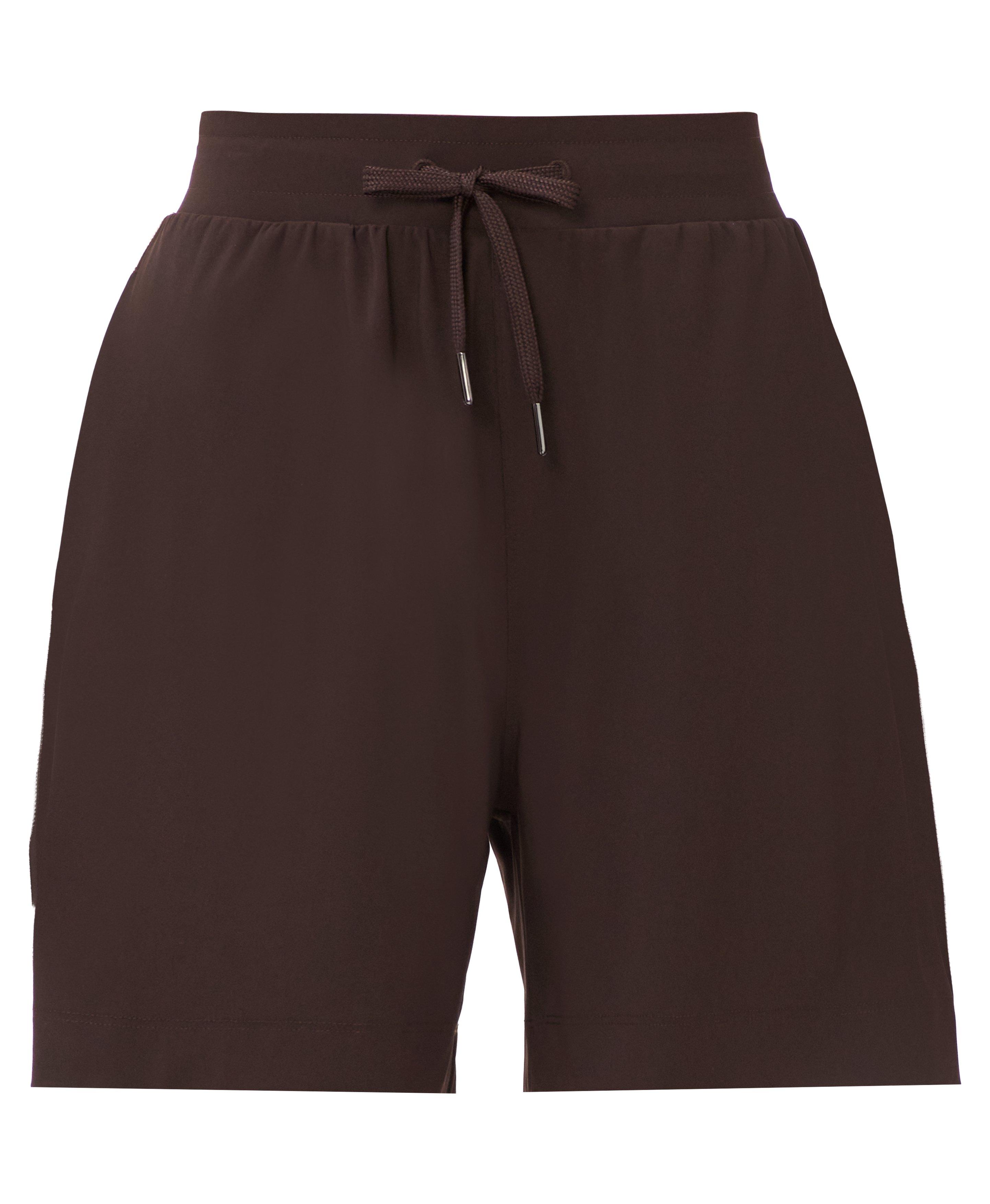 Explorer 5.5" Side Stripe Shorts - EspressoBrown NavyBlueEcruBeige - 5.5" Inseam