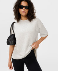 Sand Wash CloudWeight Tee - Ice Grey Marl