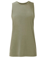 Soft Flow Studio Longline Tank Top - Bracken Green