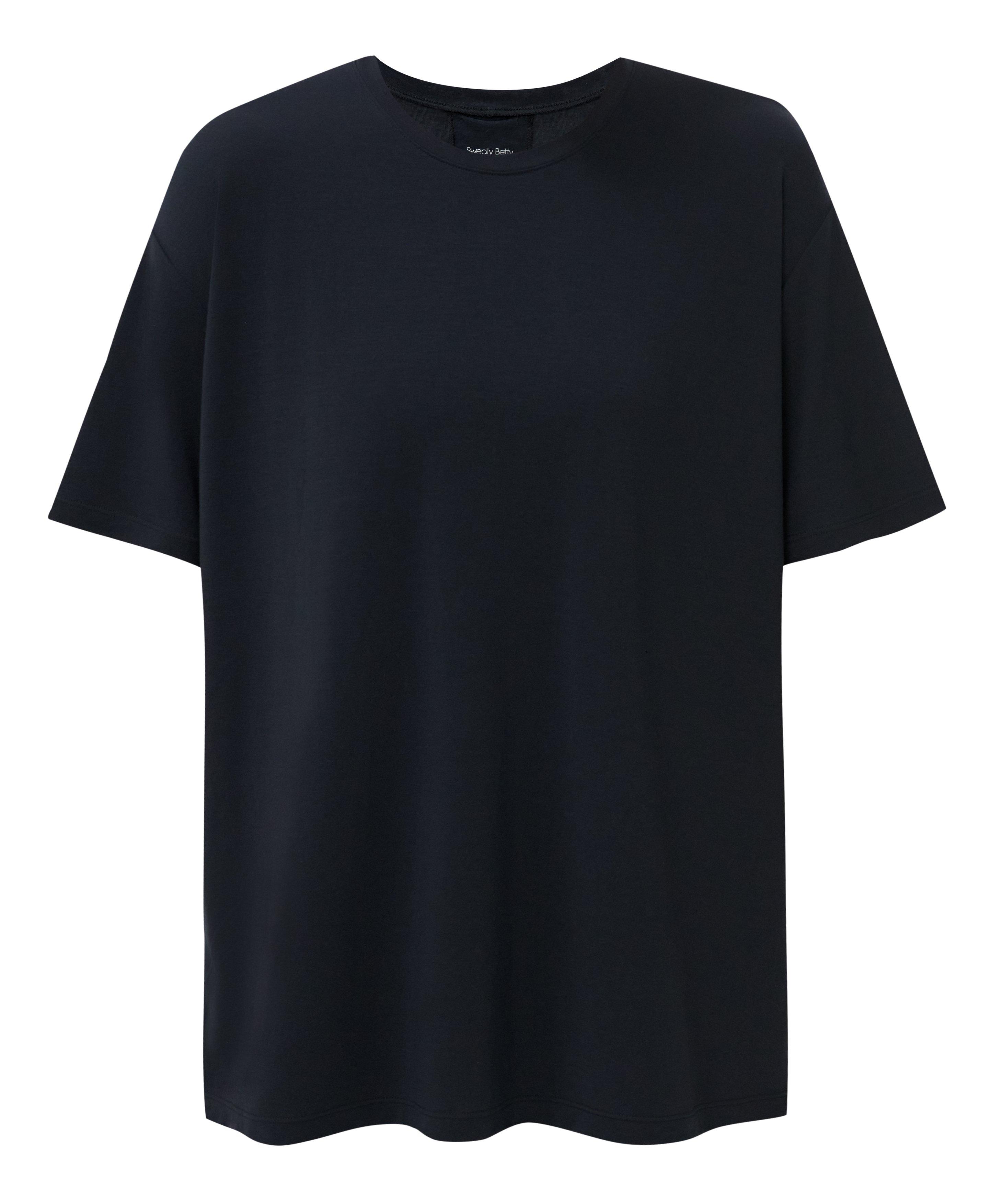 Soft Flow Studio Longline Tee - Black