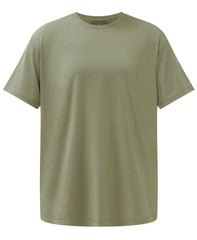 Soft Flow Studio Longline Tee - Bracken Green