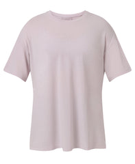 Soft Flow Studio Longline Tee - Mauve Purple