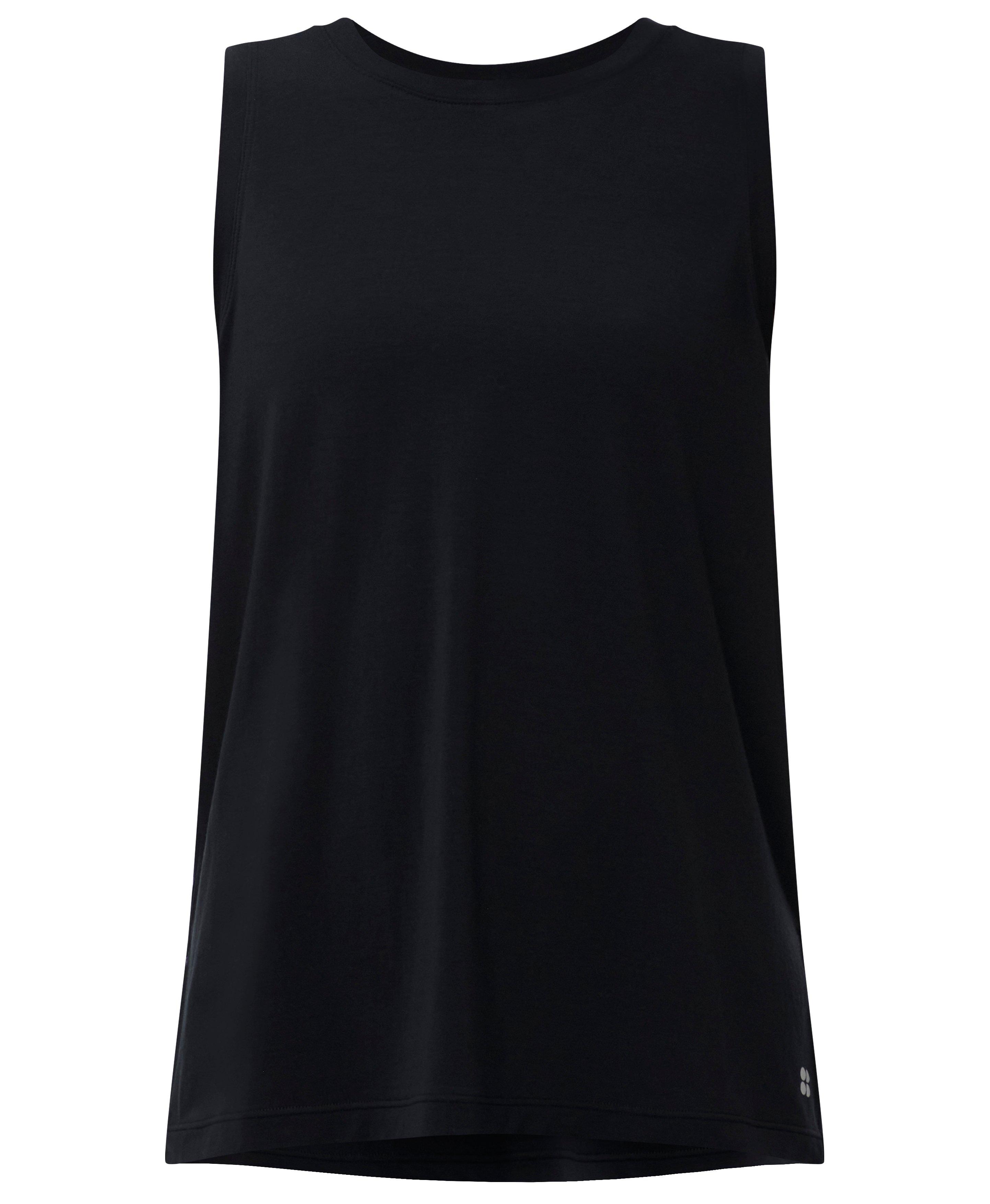 Soft Flow Studio Tank Top - Black
