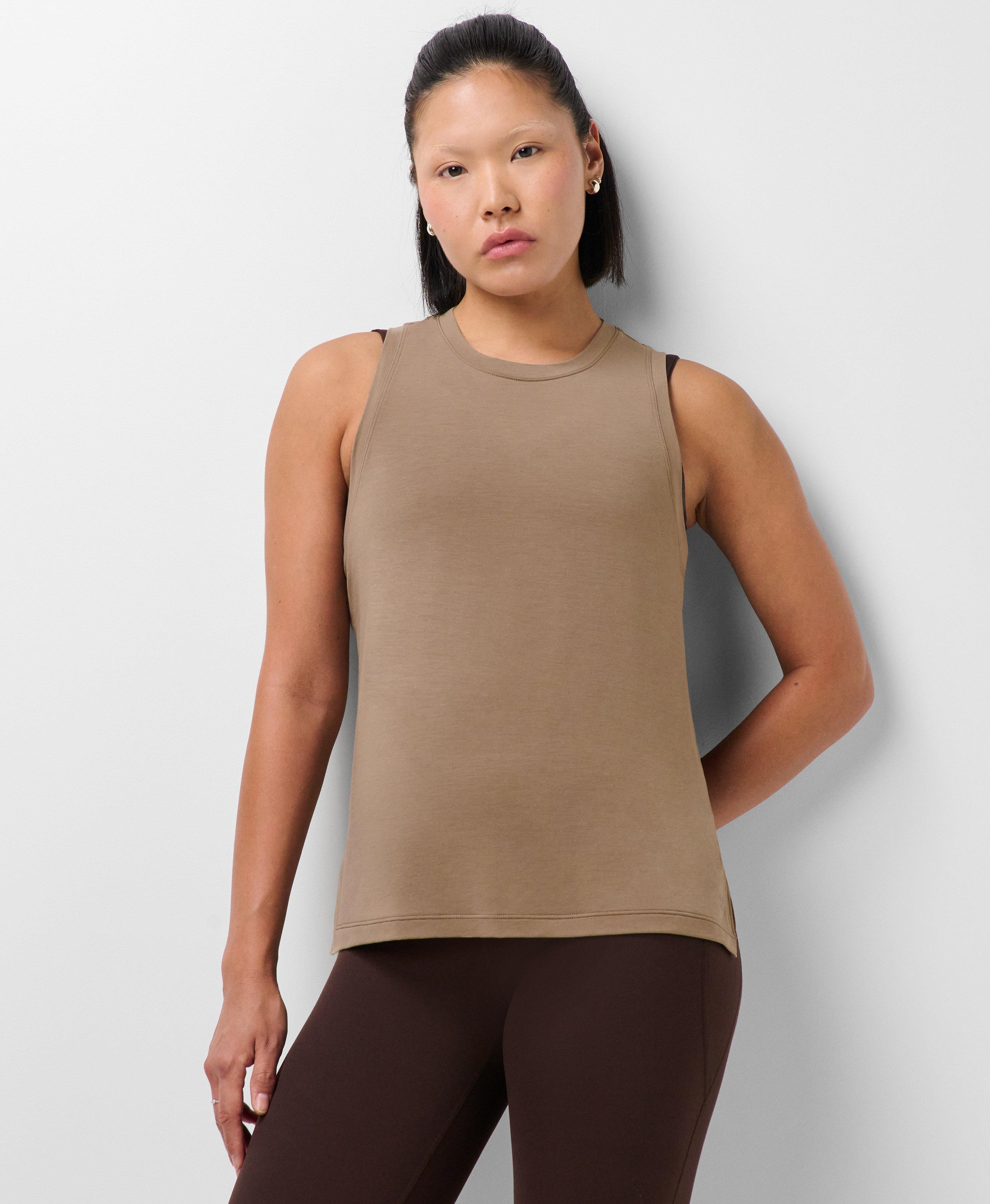 Soft Flow Studio Tank Top - Utility Brown