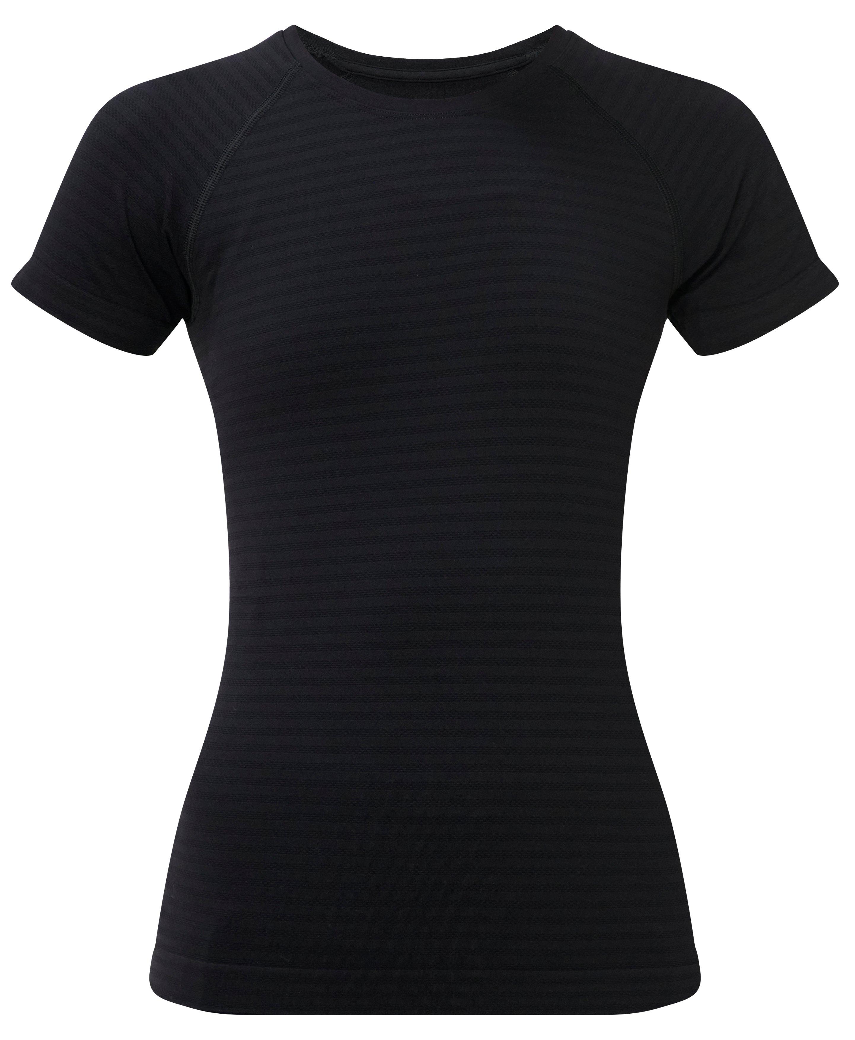 Athlete Textured Stripe Tee - Black