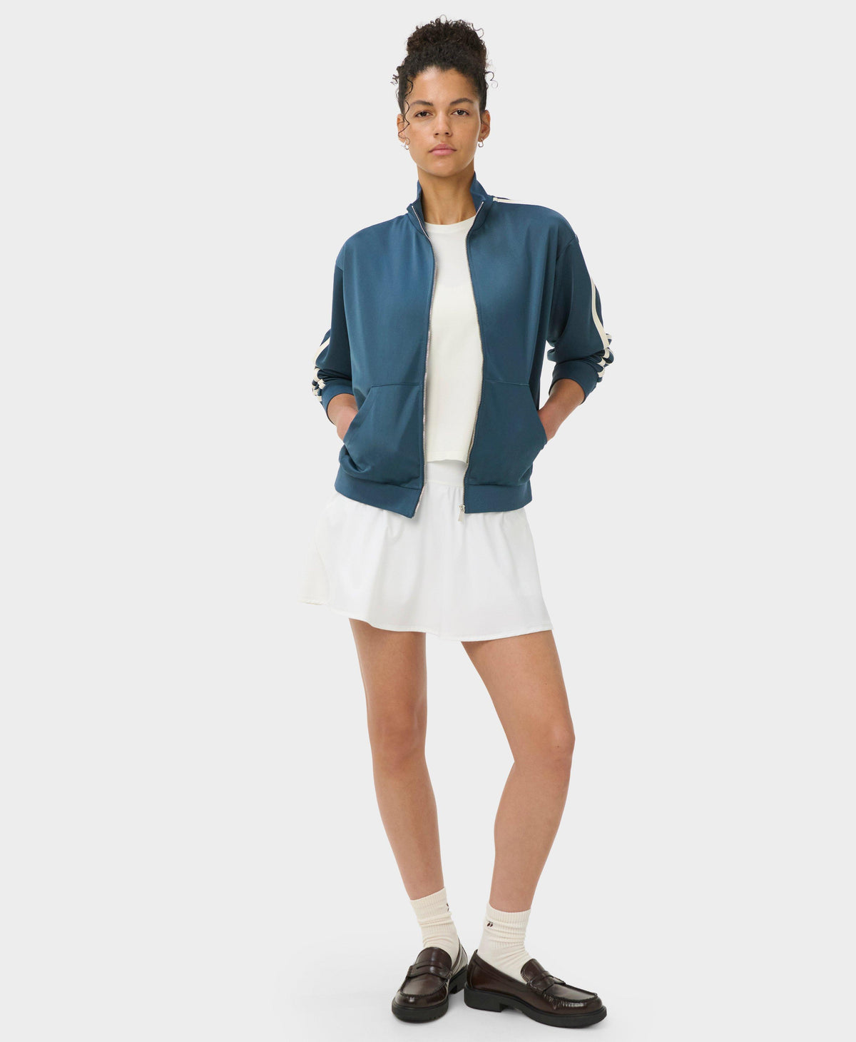 Revival Track Jacket - Indigo Blue