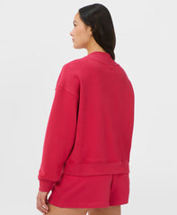 Restore Soft Touch V-Neck Sweatshirt - Crimson Red