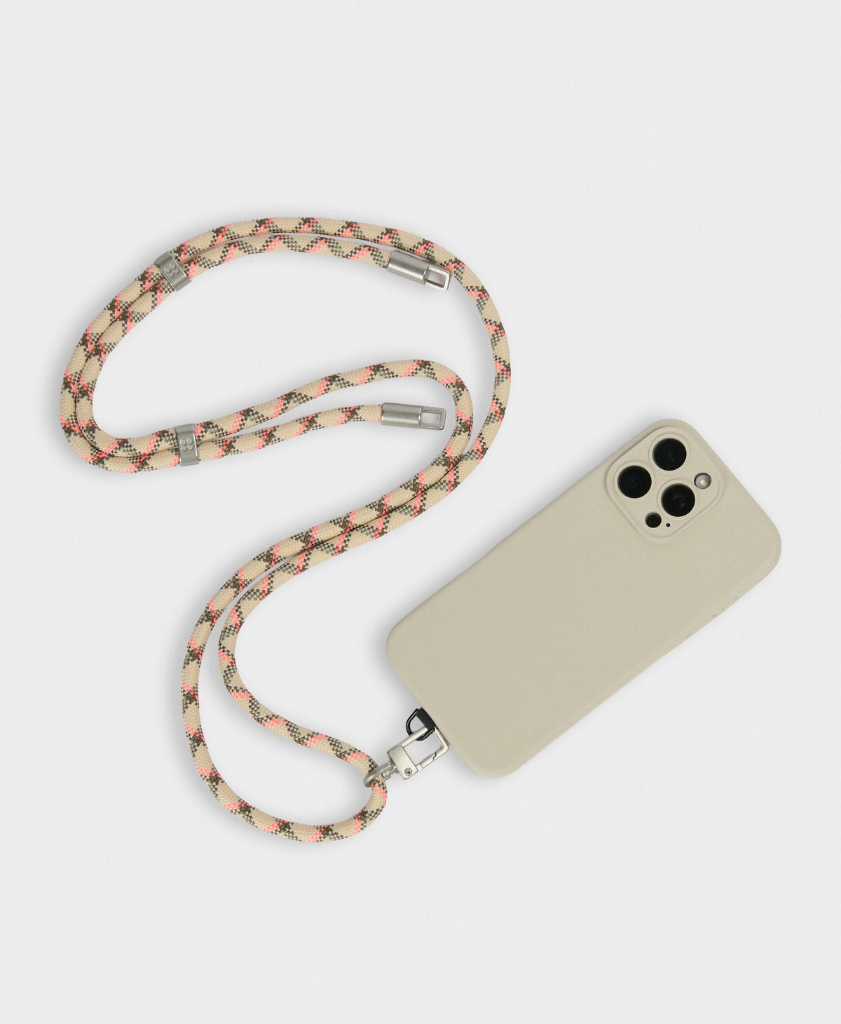Sweaty Betty Phone Strap - Bracken Green Melon Pink