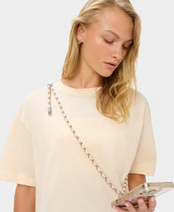 Sweaty Betty Phone Strap - Bracken Green Melon Pink