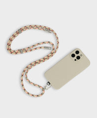 Sweaty Betty Phone Strap - Bracken Green Melon Pink