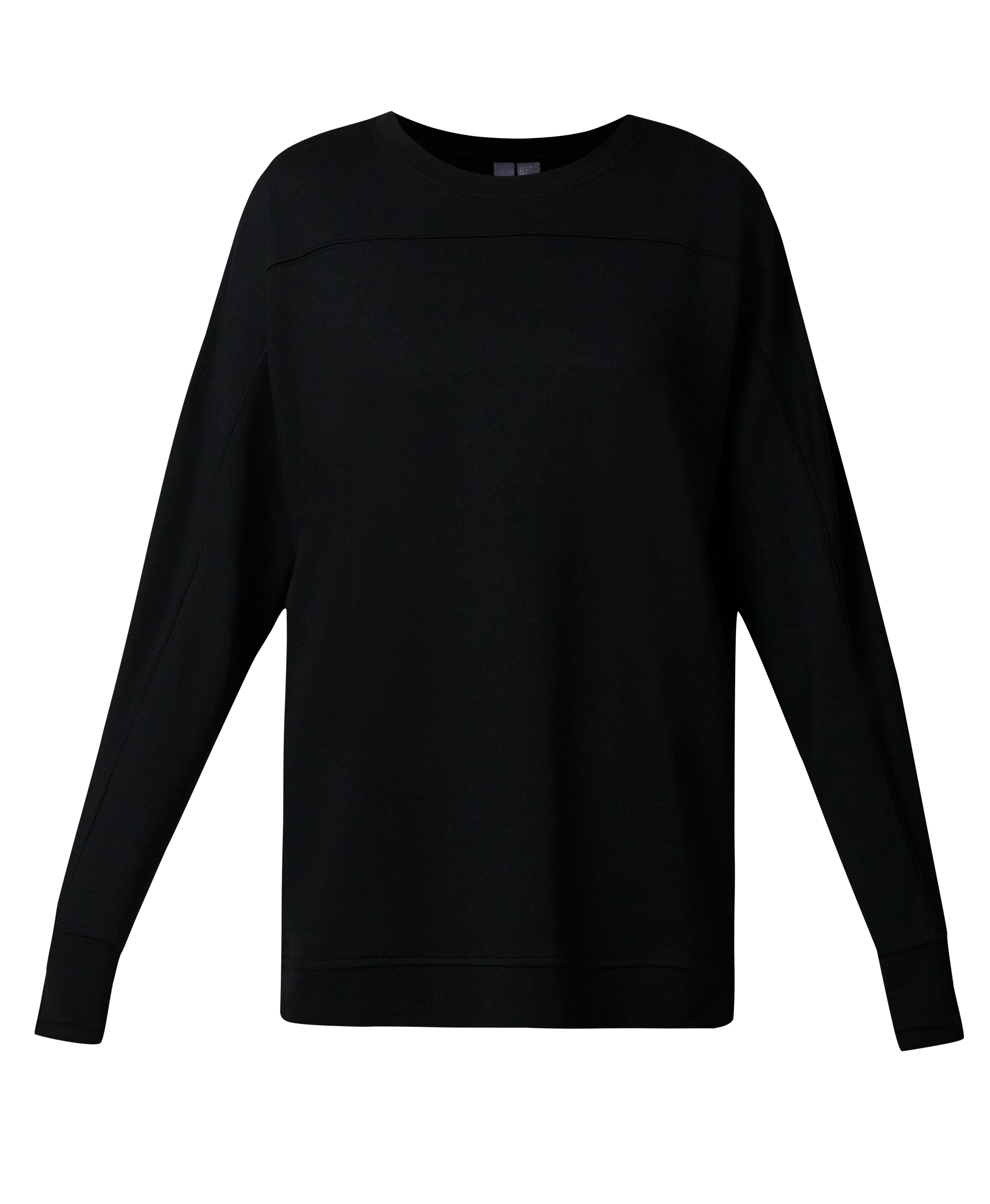After Class Seam Detail Longline Sweatshirt - Black