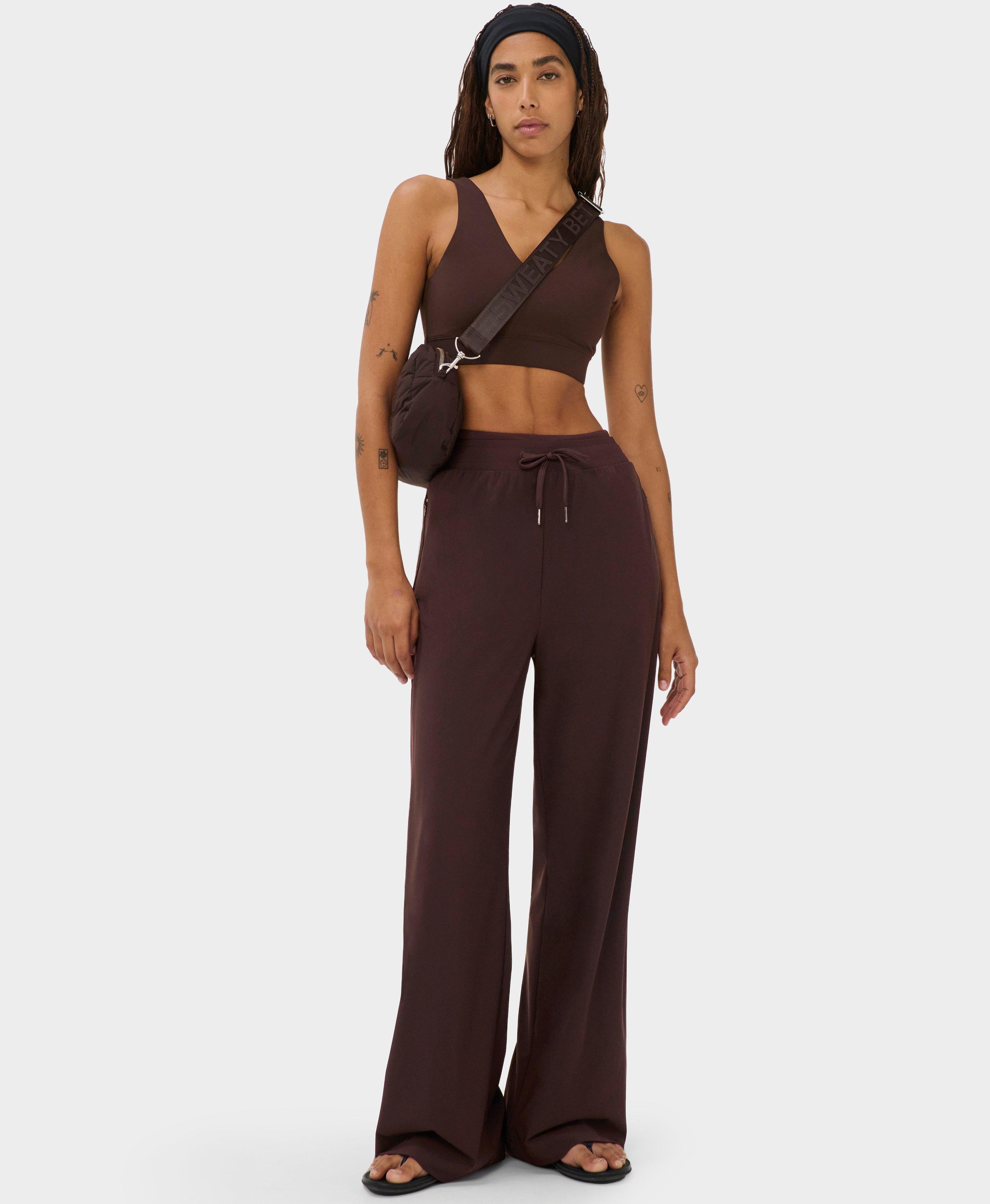 Ultimate Studio Yoga Voop Bra - Espresso Brown
