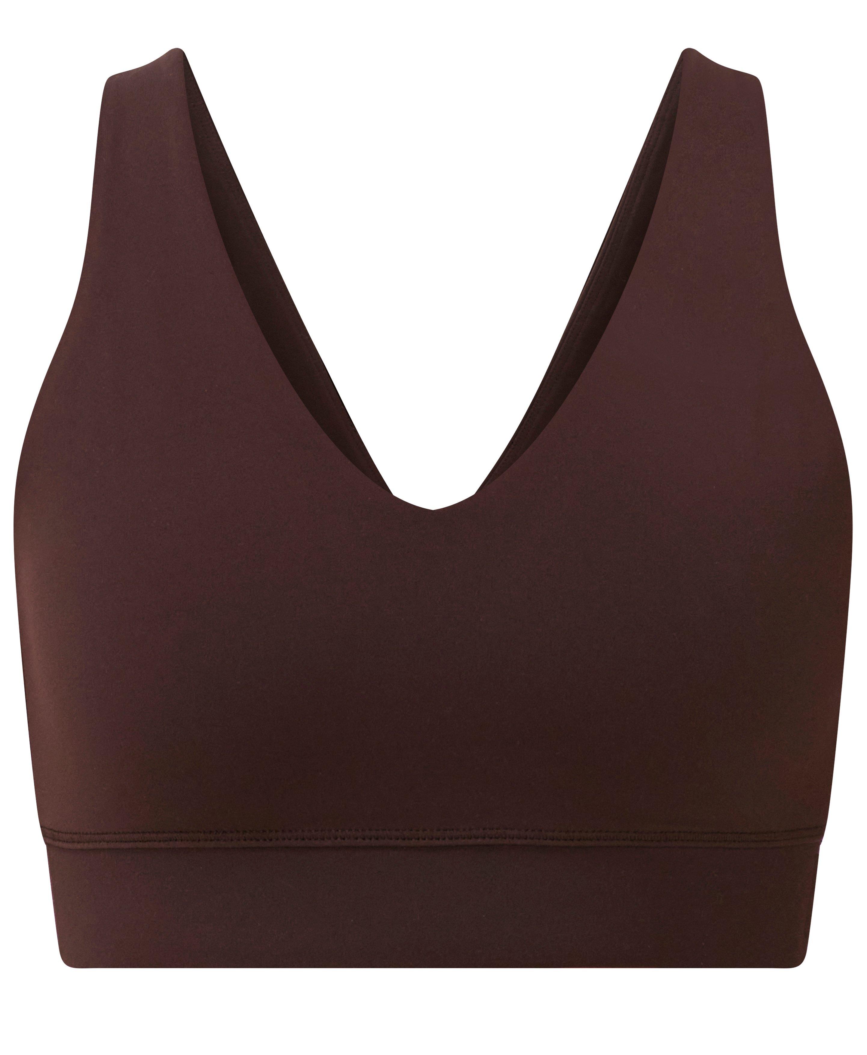 Ultimate Studio Yoga Voop Bra - Espresso Brown