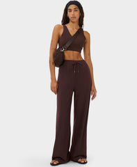 Ultimate Studio Yoga Voop Bra - Espresso Brown